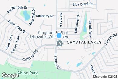 Map image of the property - 4110 Baccarat Dr