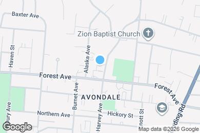 Map image of the property - 3543 Harvey Ave