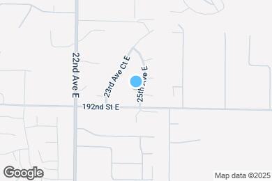 Map image of the property - 19020 25th Ave E