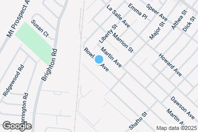 Map image of the property - 205 Rowland Ave