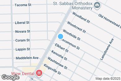 Map image of the property - 18532 Roscommon St