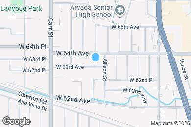 Map image of the property - 8065 W 63rd Ave