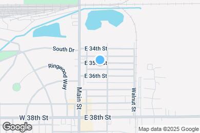 Map image of the property - 209 E 35th St