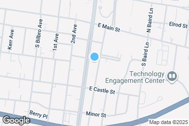 Map image of the property - 1208 Frisco St