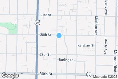 Map image of the property - 2816 Adams Ave