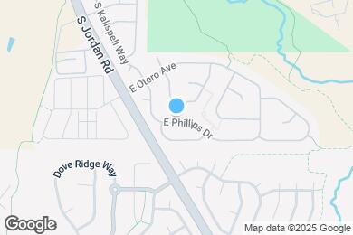 Map image of the property - 16245 E Phillips Dr