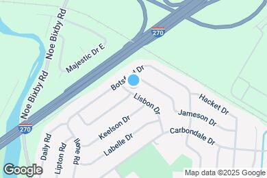 Map image of the property - 2400 Lisbon Dr