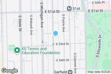 Map image of the property - 5235 S Indiana Ave