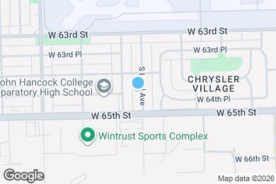 Map image of the property - 6426 S Lorel Ave
