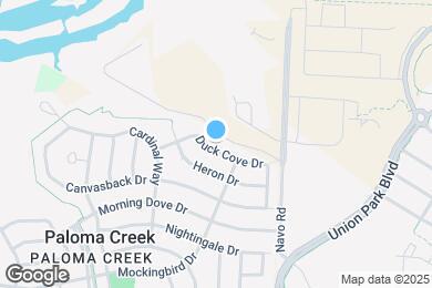 Map image of the property - 1721 Duck Cove Dr