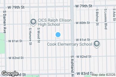 Map image of the property - 8055 S Paulina St