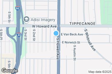 Map image of the property - 3955 S Howell Ave