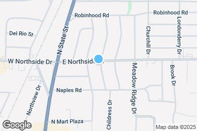 Map image of the property - 325 E Northside Dr