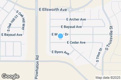Map image of the property - 26809 E Cedar Ave