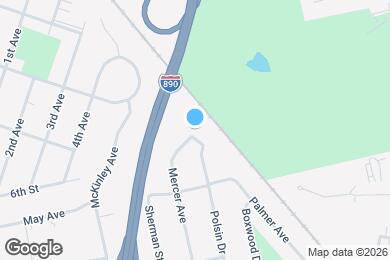 Map image of the property - 245 Mercer Ave