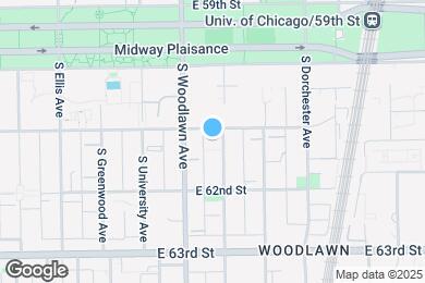 Map image of the property - 6110 S Kimbark Ave