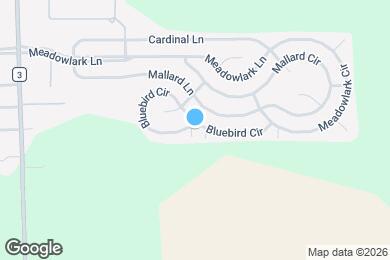 Map image of the property - 649A Blue Bird Cir Unit 649A