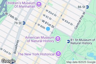 Map image of the property - 104 W 80th St