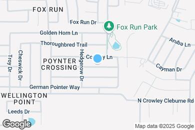 Map image of the property - 3908 Foxhound Ln