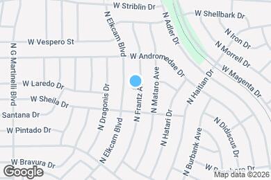 Map image of the property - 10872 N Frantz Ave