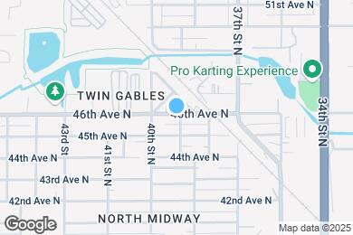Map image of the property - 3900 46th Ave N
