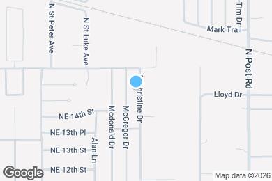 Map image of the property - 1525 N Christine Dr