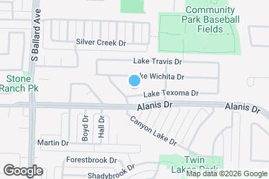 Map image of the property - 223 Lake Texoma Dr