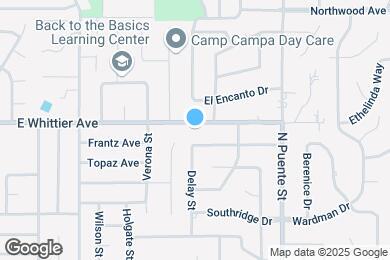 Map image of the property - 1440 Whittier Ave