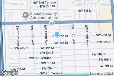 Map image of the property - 11220 SW 2nd St