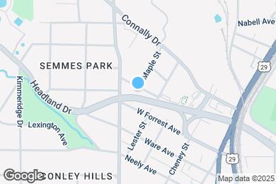 Map image of the property - 1760 Spring Ave
