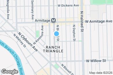 Map image of the property - 1912 N Bissell St