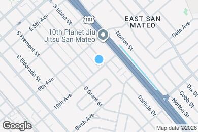 Map image of the property - 1017 10th Ave