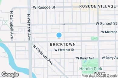 Map image of the property - 2216 W Belmont Ave