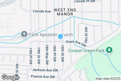 Map image of the property - 1544 18th St SW