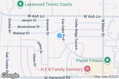 Map image of the property - 405 Lone Oak Cir