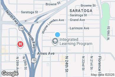 Map image of the property - 2416 Fowler Ave