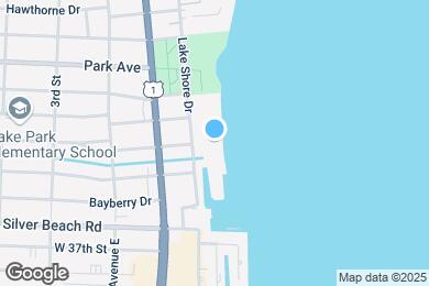 Map image of the property - 301 Lake Shore Dr