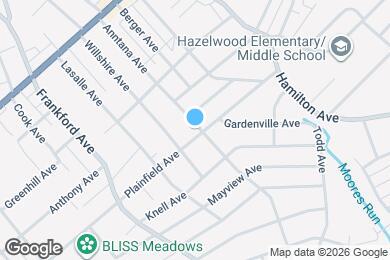 Map image of the property - 5510 Plainfield Ave