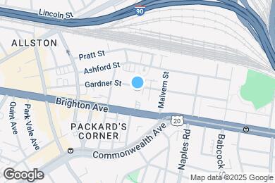 Map image of the property - 79 Gardner St