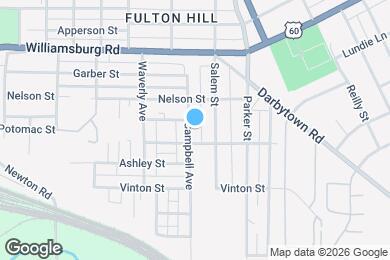 Map image of the property - 5214 Campbell Ave