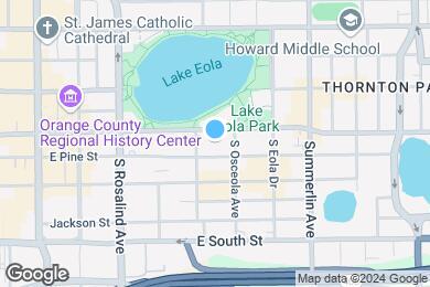 Map image of the property - Paramount on Lake Eola