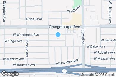 Map image of the property - 1143 W Gage Ave