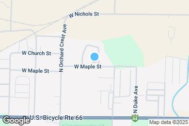 Map image of the property - 3945 W Maple St