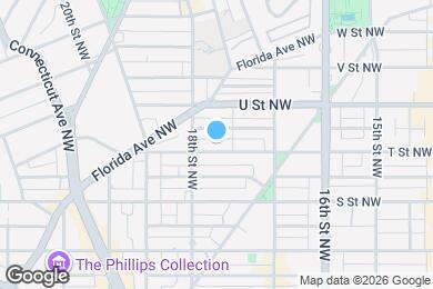 Map image of the property - 1755 T St NW