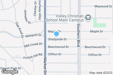 Map image of the property - 34 Shadyside Dr