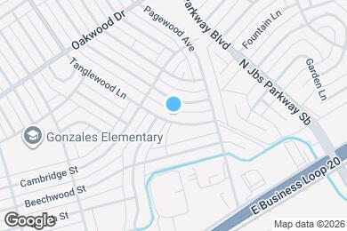 Map image of the property - 1334 Tanglewood Ln