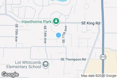 Map image of the property - 10722 SE 75th Ave