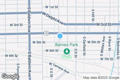 Map image of the property - 1024 W 5th St