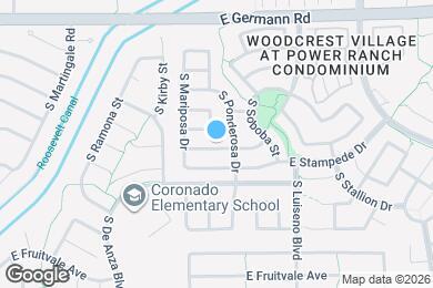 Map image of the property - 3688 E Sundance Ave