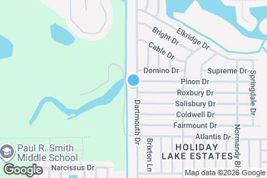 Map image of the property - 1649 Dartmouth Dr
